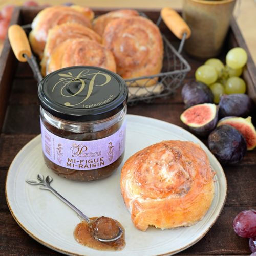 recette brioches roulées à la confiture mi figue mi raisin
