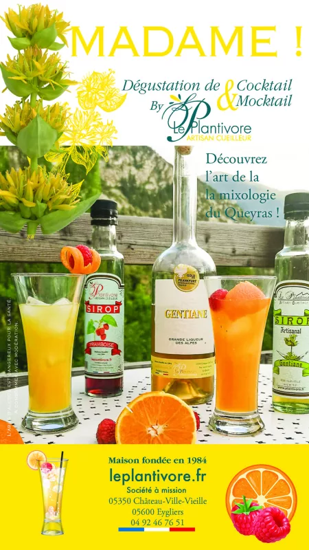 Recette Cocktail Mocktail Madame ! plantivore sirop artisanal