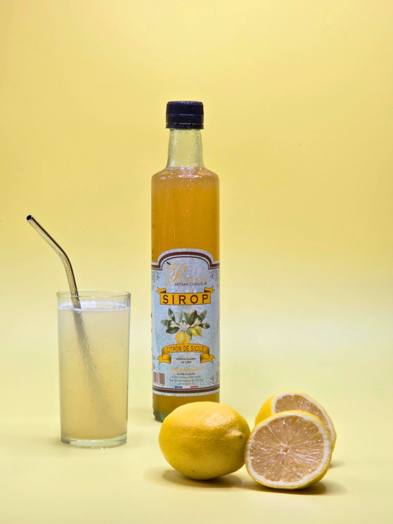 Sirop Artisanal de Citron de Sicile plantivore queyras hautes alpes
