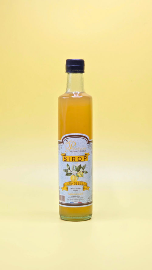 Sirop Artisanal de Citron de Sicile plantivore queyras hautes alpes