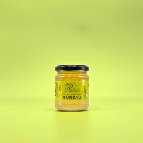 Gelée de Fleurs de Sureau confiture artisanale plantivore hautes alpes