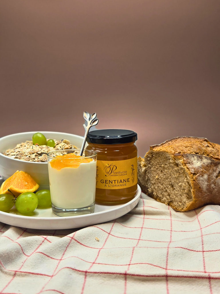 confiture gentiane orange artisanale plantivore queyras