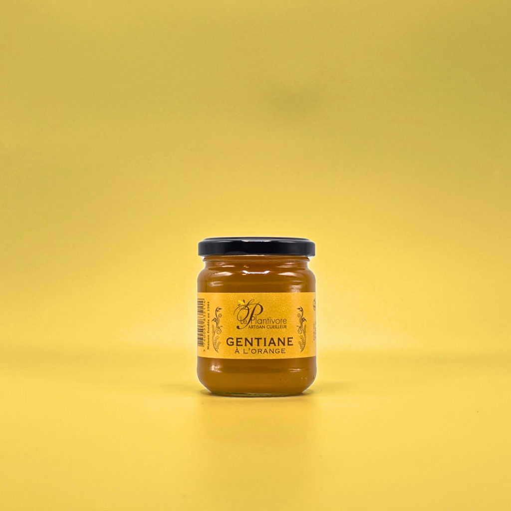 confiture gentiane orange artisanale hautes alpes queyras plantivore