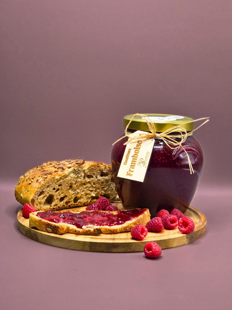 Confiture artisanale de Framboise jarre médaille argent paris plantivore
