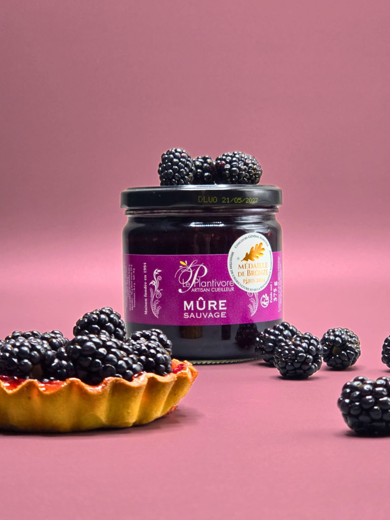 confiture artisanale de mûre sauvage confiturier français le plantivore