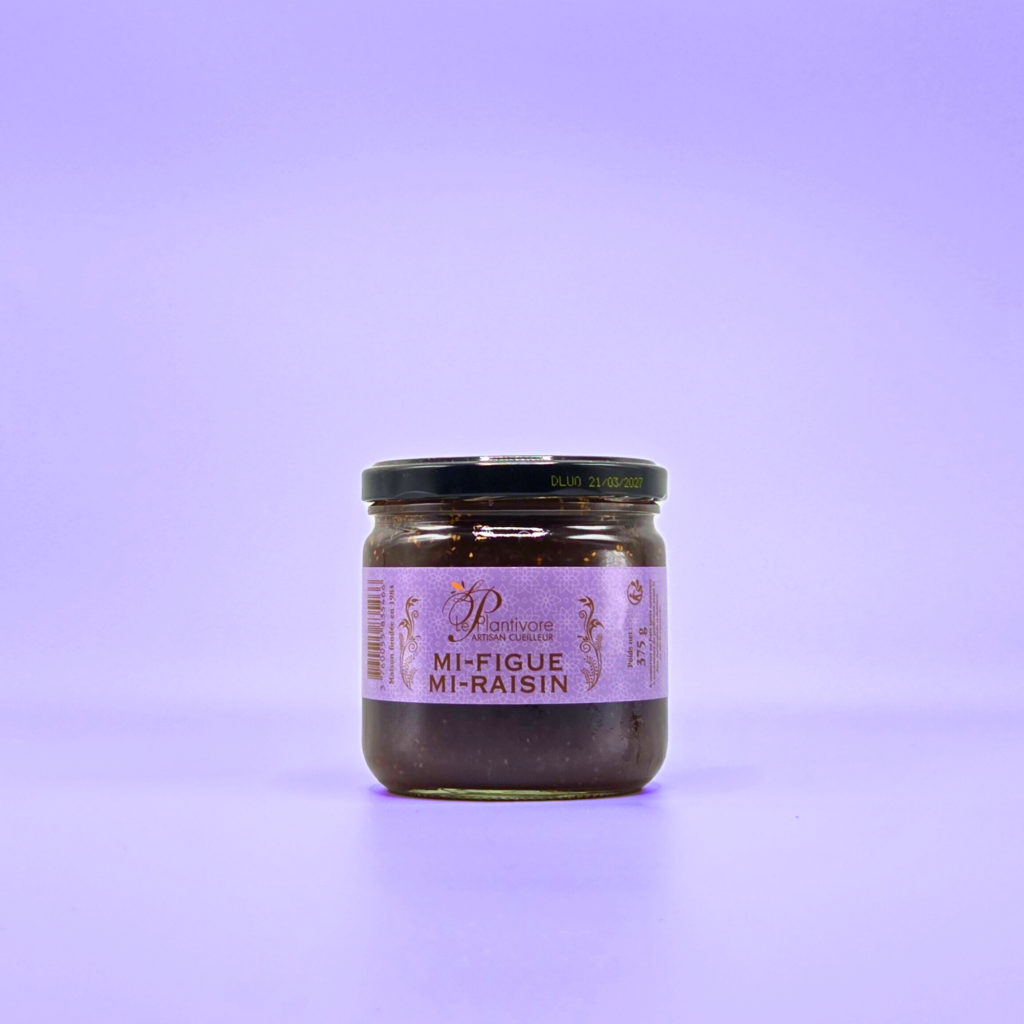 confiture mi-figue mi-raisin artisan français le plantivore hautes alpes