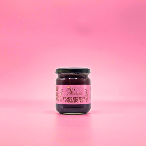 Confiture artisanale fraise des bois framboise confiturier artisnat français cueillette plantivore