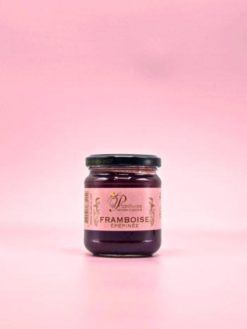 Confiture de Framboise épépinée artisanale plantivore francaise