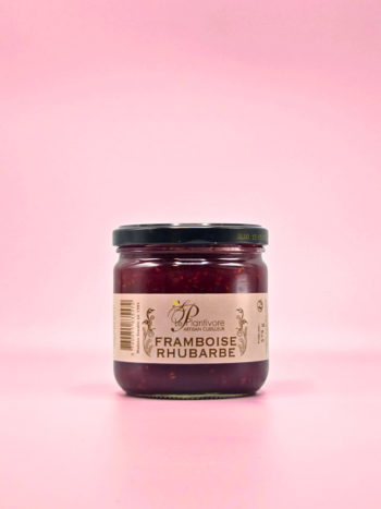 confiture artisanale de framboise rhubarbe confiturier francais le plantivore