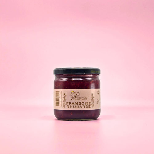 confiture artisanale de framboise rhubarbe confiturier francais le plantivore
