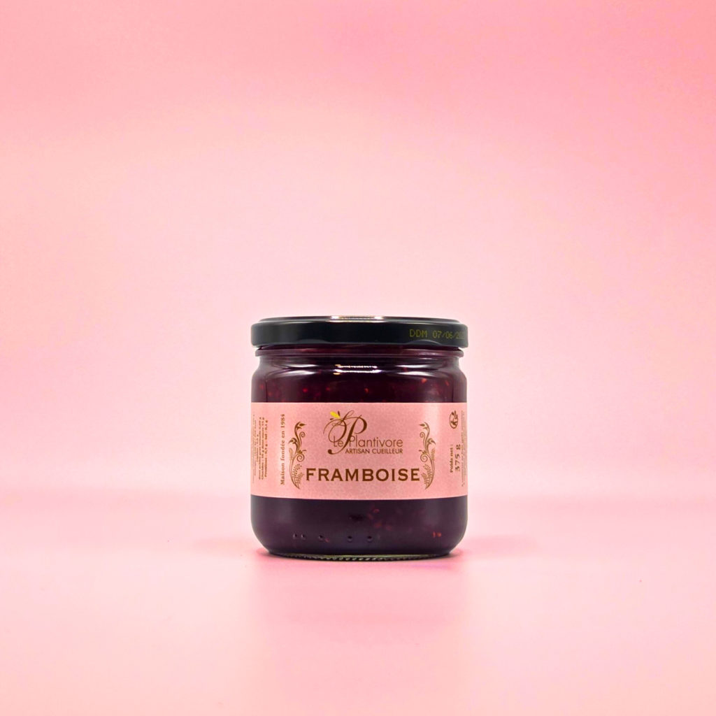 Confiture artisanale de Framboise plantivore hautes alpes médaille d'argent paris