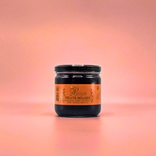Confiture Artisanale de Fruits Rouges plantivore
