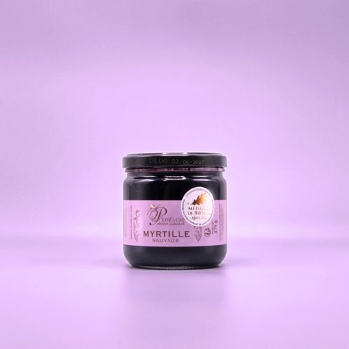 Confiture de Myrtille Sauvage médaille d'or paris artisan confiturier français le plantivore