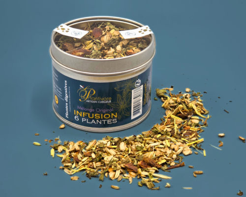 infusion 6 plantes artisanale bio artisan cueilleur le plantivore