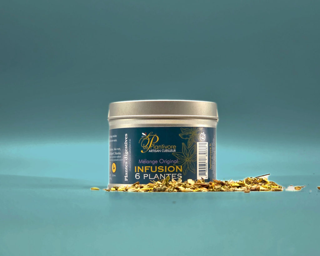 infusion 6 plantes artisanale bio artisan cueilleur le plantivore