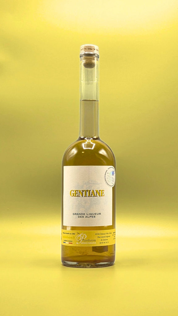 liqueur de gentiane artisanale queyras hautes alpes le plantivore
