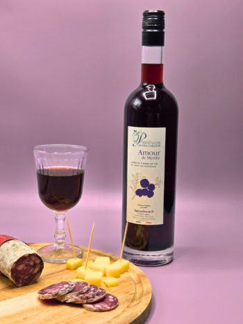 amour de myrtille sauvage liqueur apéritif vin blanc plantivore artisan cueilleur hautes alpes
