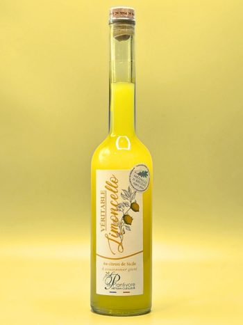 limoncello aux citrons de sicile artisanal le plantivore hautes alpes