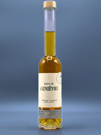 Liqueur de Baies de Genièvre artisanale hautes alpes artisan cueilleur le plantivore queyras