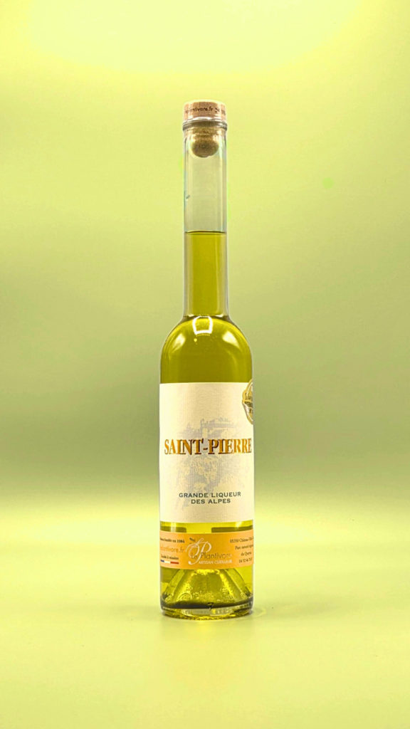 liqueur saint pierre artisanale le plantivore queyras citron safran