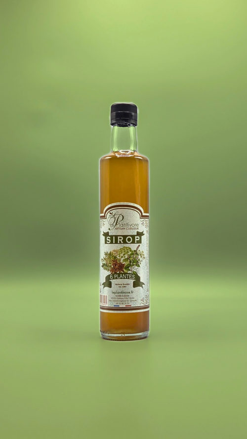 sirop artisanal aux 6 plantes artisan cueilleur le plantivore hautes alpes
