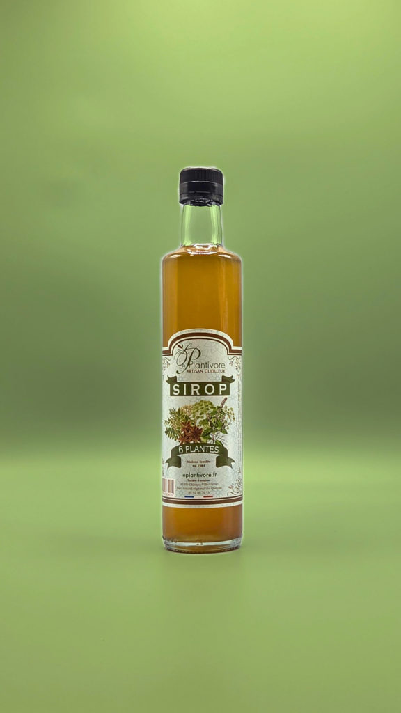 sirop artisanal aux 6 plantes artisan cueilleur le plantivore hautes alpes
