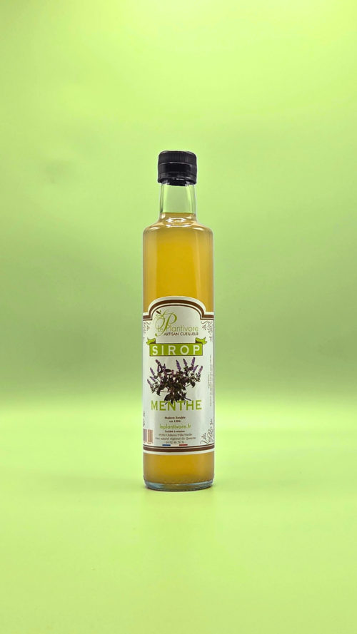 sirop artisanal de menthe artisan cueilleur le plantivore queyras hautes alpes