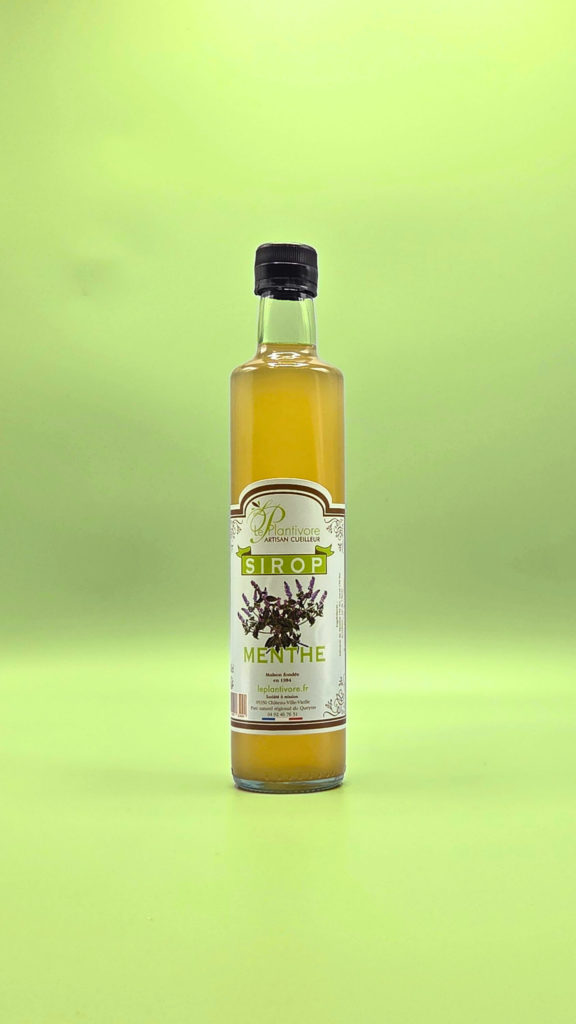 sirop artisanal de menthe artisan cueilleur le plantivore queyras hautes alpes