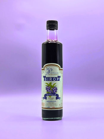 sirop artisanal de myrtille sauvage artisan cueilleur le plantivore hautes alpes