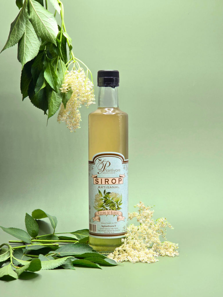 sirop artisanal de fleur de sureau artisan cueilleur le plantivore hautes alpes