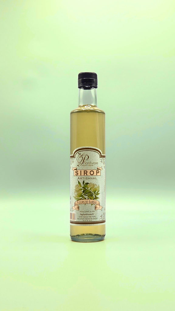 sirop artisanal de fleur de sureau artisan cueilleur le plantivore hautes alpes