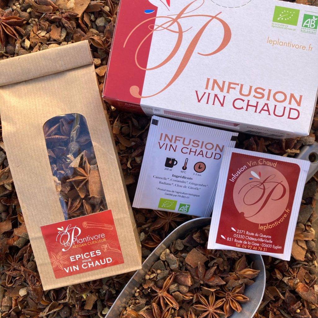 épices pour vin chaud cueilleur artisan le plantivore hautes alpes