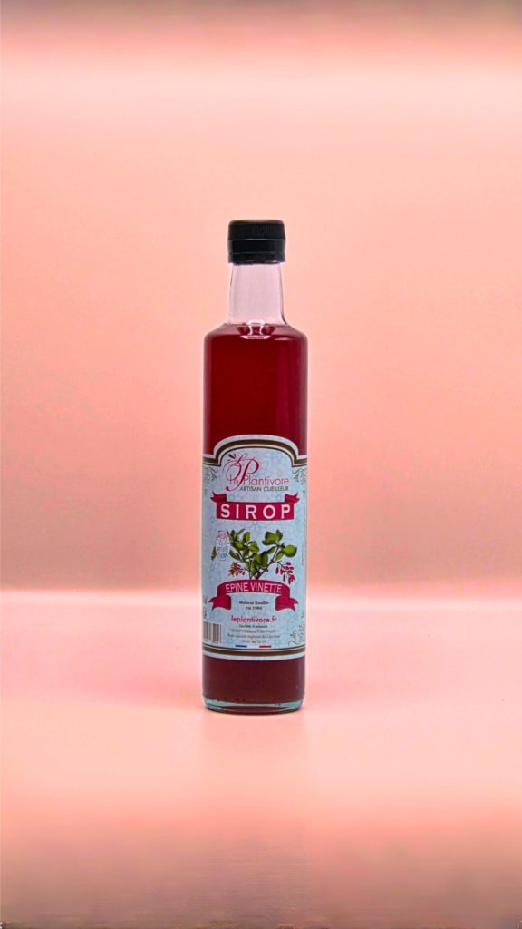 Sirop artisanal d'Epine Vinette, Plantivore, hautes alpes