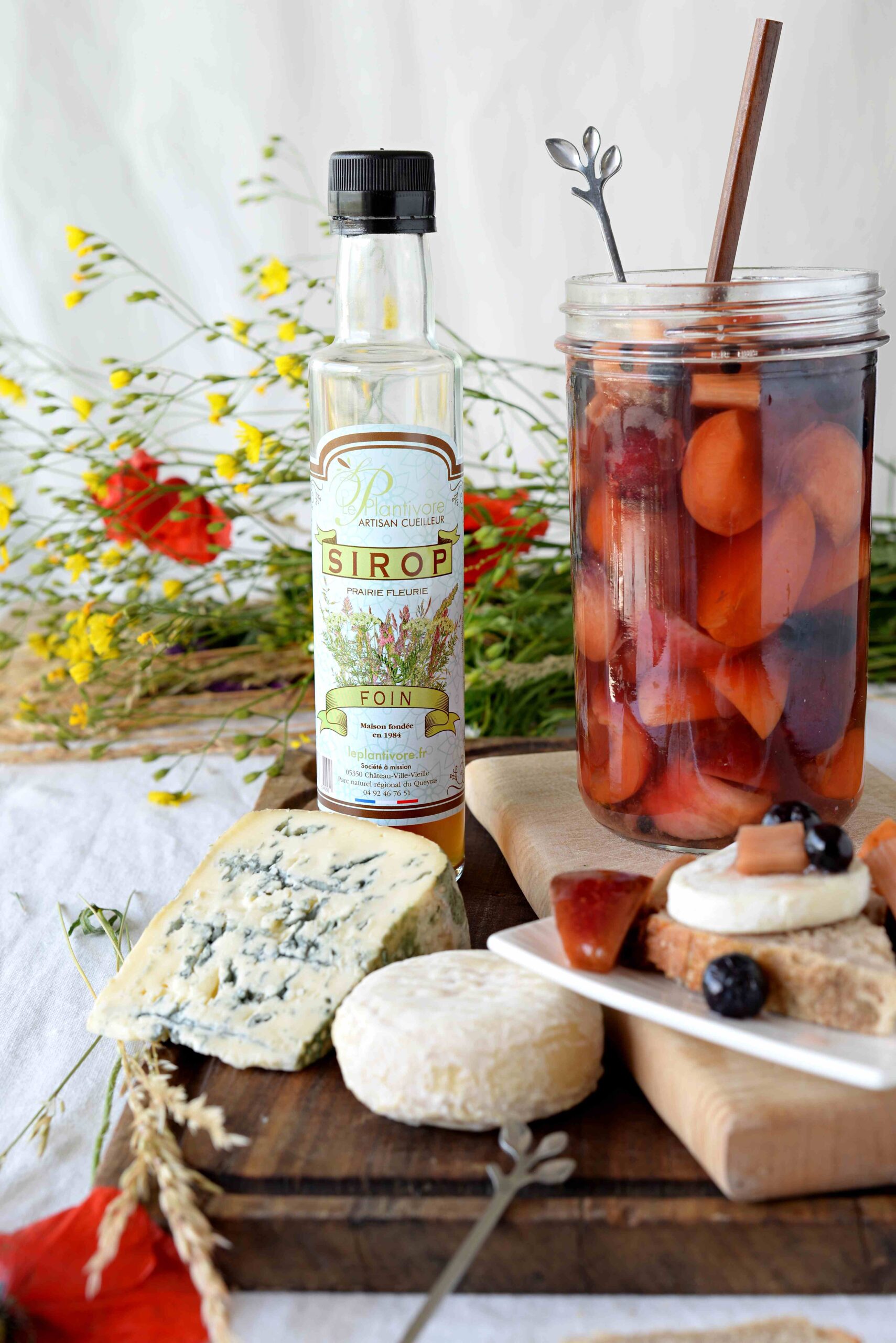 Pickels de fruits d’été au Sirop de Foin